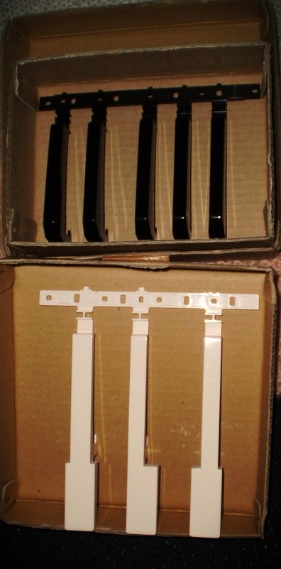 Genuine OEM NOS 3-Note D-F-A Plus a 5-Note #/Flat Keyset Yamaha PSR500 Keyboard+