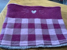 John Lewis knitted Fluff fleece Lined woollen Neck Warmer One Size new