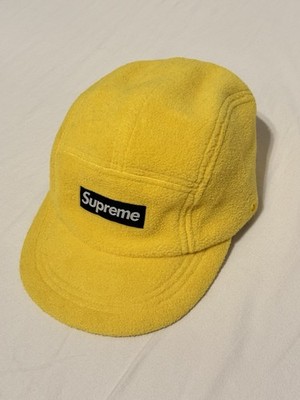帽子 Supreme Camp Cap Yellow Supreme Facemask Polartec Camp Cap In Yellow Fleece FW19 Scarf