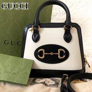 Complet avec accessoires GUCCI sac à main 2 voies horsebit cuir #PG8DFW