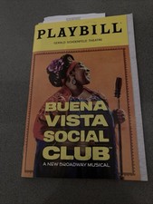 Buena Vista Social Club Broadway Musical Playbill Gerald Schoenfeld Theatre 2025