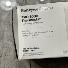 Honeywell PRO 1000 Vertical Heat Non-Programmable Thermostat - White.. L4A