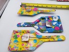 Vintage Tin Litho Noise Maker Toy Party Ratchet Lot 22 piece Spinner Hippie — photo 2