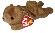 CT Ty Beanie Baby - CUBBIE the Brown Bear 8.5" MWCT Plush Stuffed Animal Toy