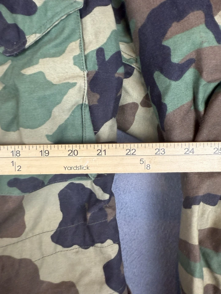 Vintage M65 Field Jacket Camo Alpha Industries Scovill Zipper Men’s Medium - Image 3 of 4