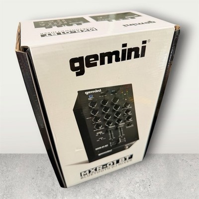 Gemini Audio Equipment MXR-01BT 2-Channel Professional Mixers Bluetooth Input DJ
