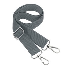 Purse Strap Replacement 1 Inch, Bag Strap for Canvas Bag Handbag, Gray