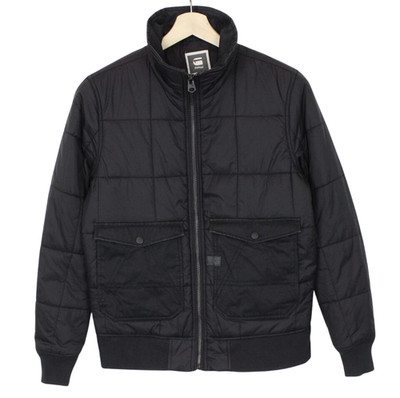 G-STAR A Crotch 3D Slim Padded Bomber Jacket Men's MEDIUM Quilted Full Zip