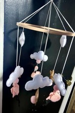 Flamingo Baby Mobile With Stand