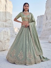 Indian Cadbury Silk Lehenga Choli Semi Stitched Festive Ethnic Wear