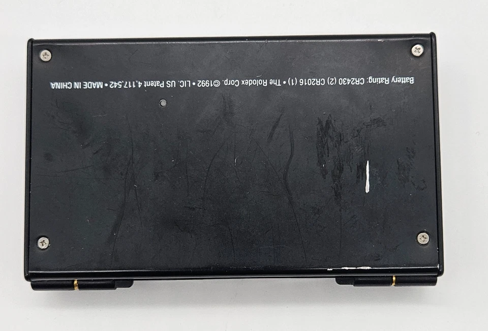 Vintage Rolodex Electronic Rotary Business Card File Organizer 1992 - Image 3 of 4