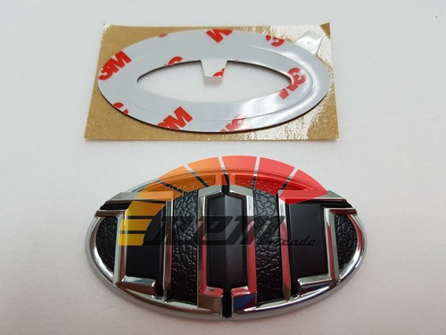3 Generation Brenthon Hood Trunk Horn Emblem 1set-3PC For 2021+ Kia K5 Optima - Picture 7 of 12