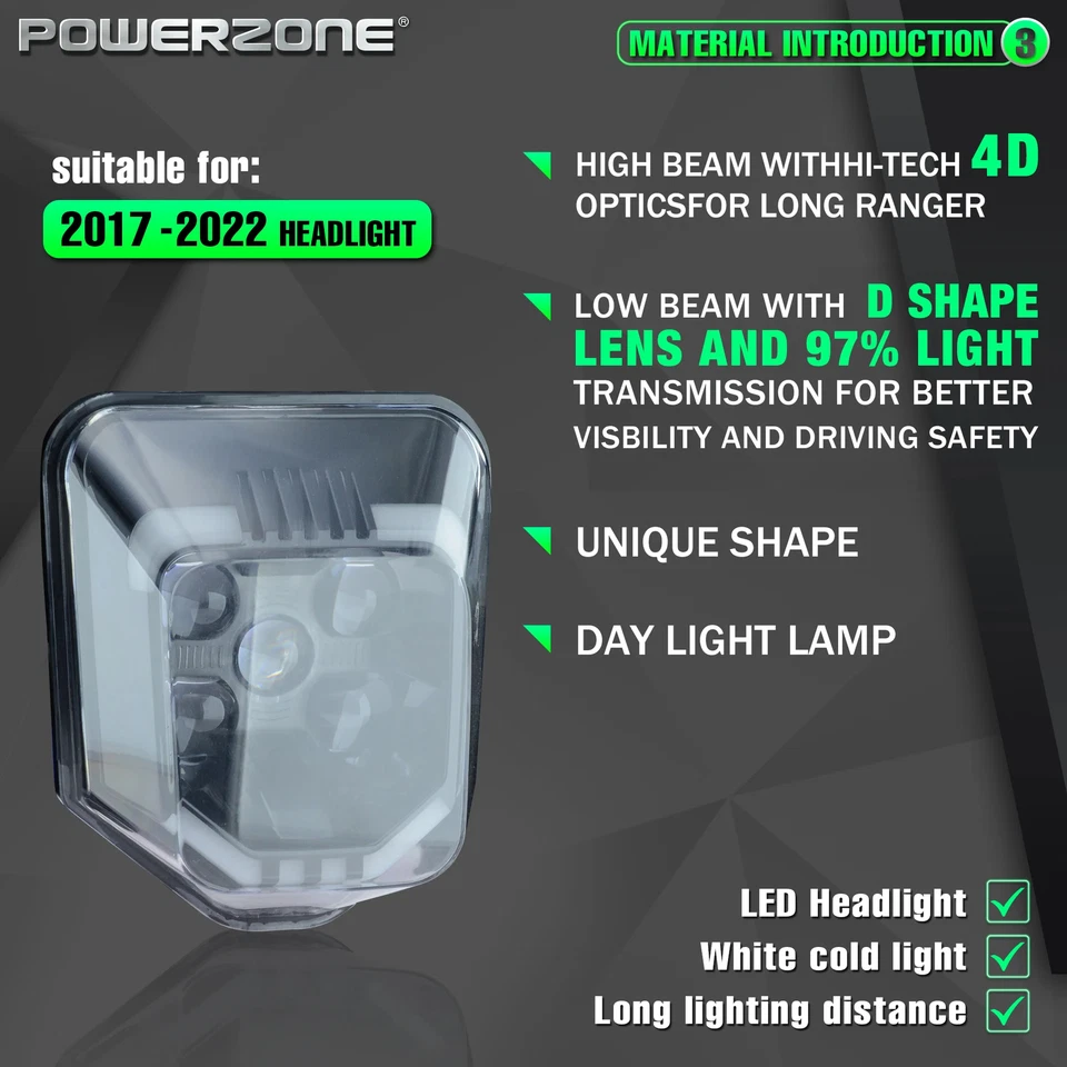 Faro de moto para Husqvarna FE250 FE350 FE450 Foto 4 de 4