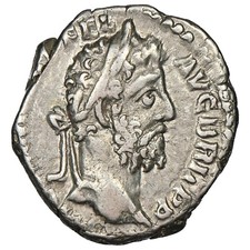 Monnaie romaine COMMODE Denier revers Apollon - argent - 189 ap. JC - RIC.218