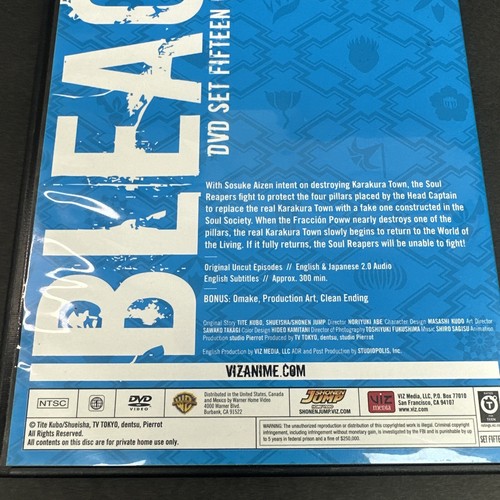 Bleach: Uncut Set 15 (DVD) Lot Vol 1-3 See Photos - Picture 10 of 18