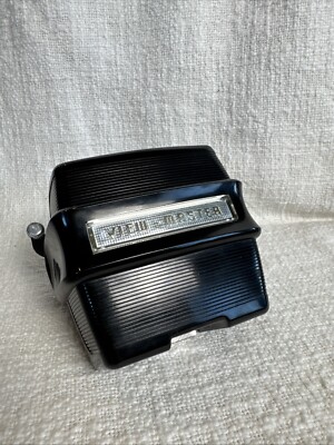 View-master MODEL D focusing viewer w/ Working LightBulb and 8 Slides And Box