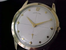 Sharp Vintage Hamilton Dean 1957 Classic Calatrava Style Dial Elegant Wristwatch