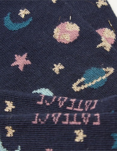 BNWT FAT FACE Ladies Space Socks One Size UK 4-7 - Picture 4 of 4