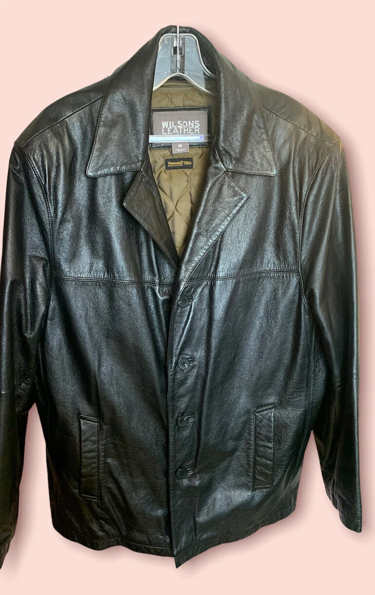 Wilsons Leather Jacket Mens M
