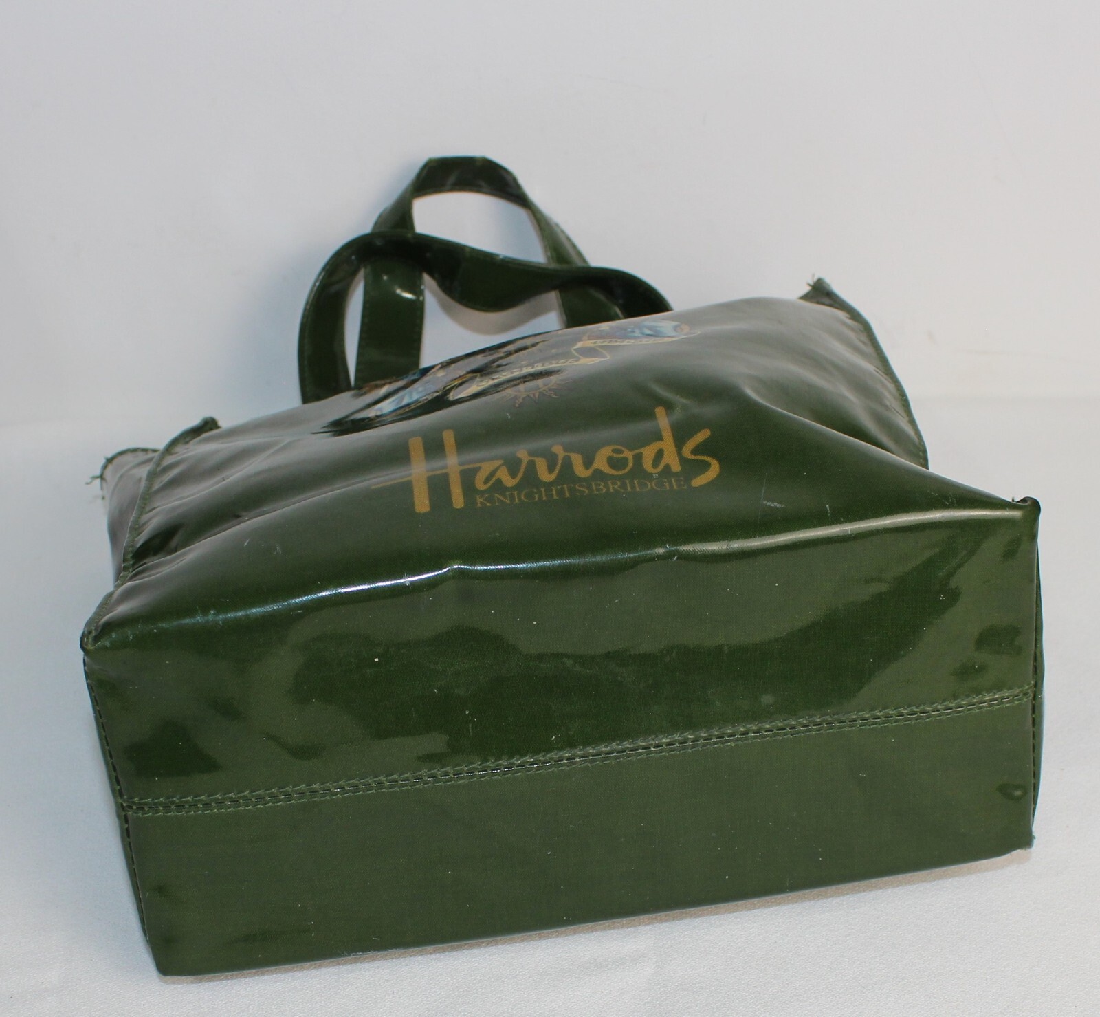 Harrods Knightsbridge Crest Design Green Tote Bag eBay