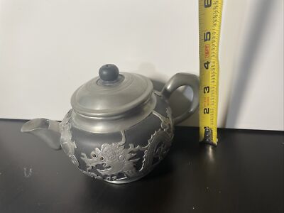 Antique Oriental Asian Chinese Wen Hua Shun Dragon Teapot China Vintage
