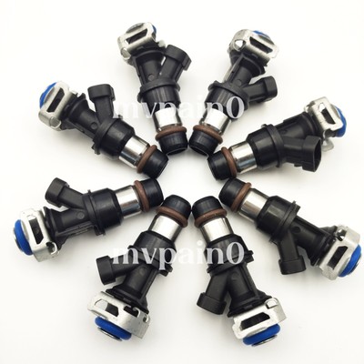 8Pcs OEM New Fuel Injectors 25317628 For 99-07 Chevy Silverado GMC  