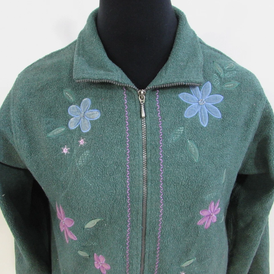 Alfred Dunner Womens Zipped Fleece Chest Size 48/50 UK M REF (M15841 - Image 2 of 4