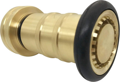1-1/2'' NST/NH Fire Hose Nozzle Brass Fire Equipment Heavy Duty Industrial Fog No