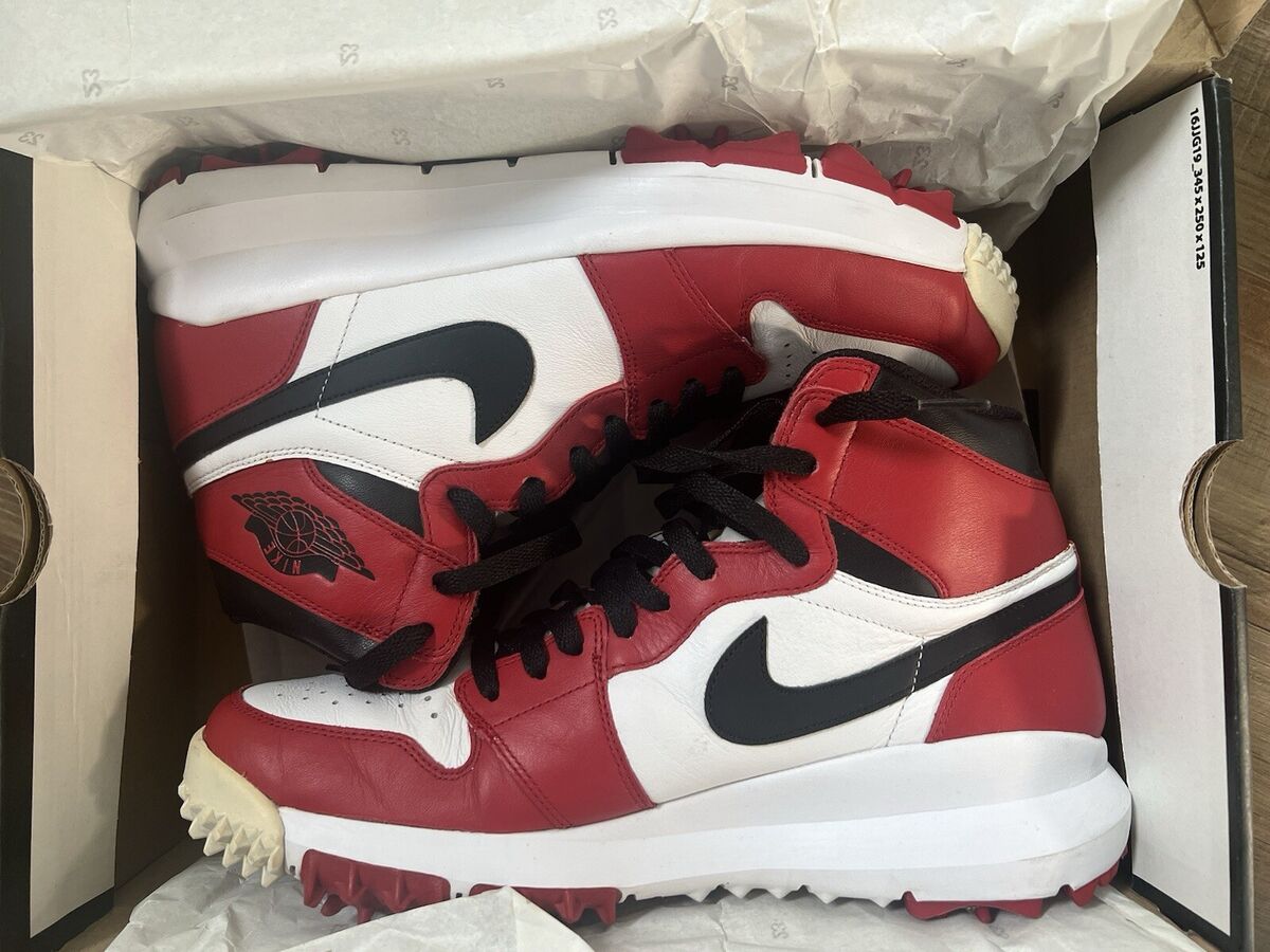 Nike AIR JORDAN 1 OG RETRO HIGH GOLF CLEAT CHICAGO 917717 Nike AIR JORDAN 1 OG RETRO HIGH GOLF CLEAT CHICAGO 917717