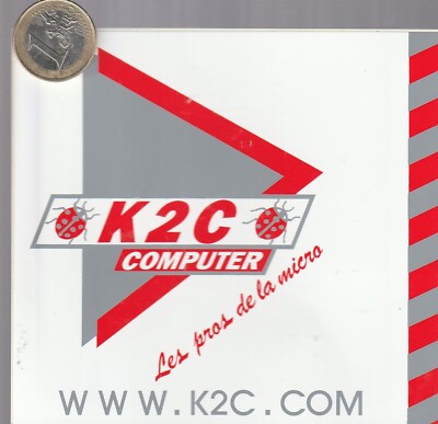 sticker. C35 computer. K2C Computer
