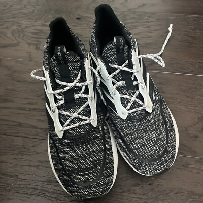 ADIDAS CLOUDFOAM PGS 789005 SHOES SIZE 12 MENS RUNNING BLACK SNEAKERS