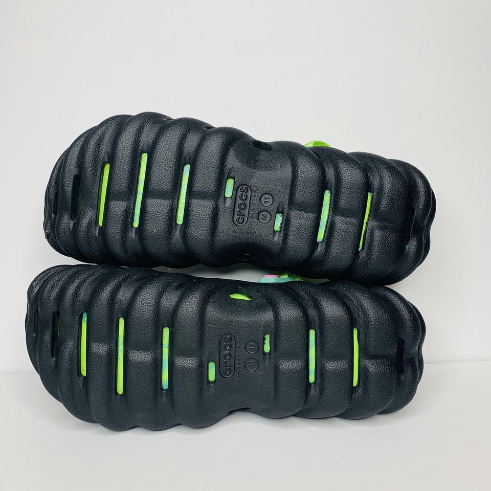 Crocs Echo Clog Shoes Spring Break Edition Black/Multicolored M11/W13 ...