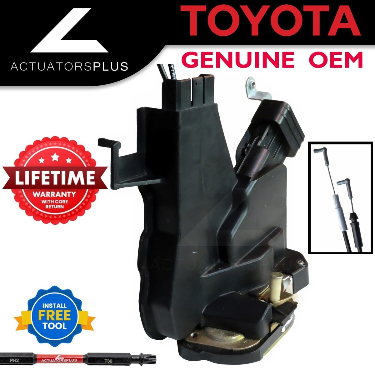 Toyota Sequoia Rear Right Passenger Door Lock Latch Actuator 01-07