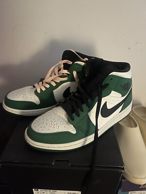 Nike Air Jordan 1 Mid Grün-Weiß   EU 44