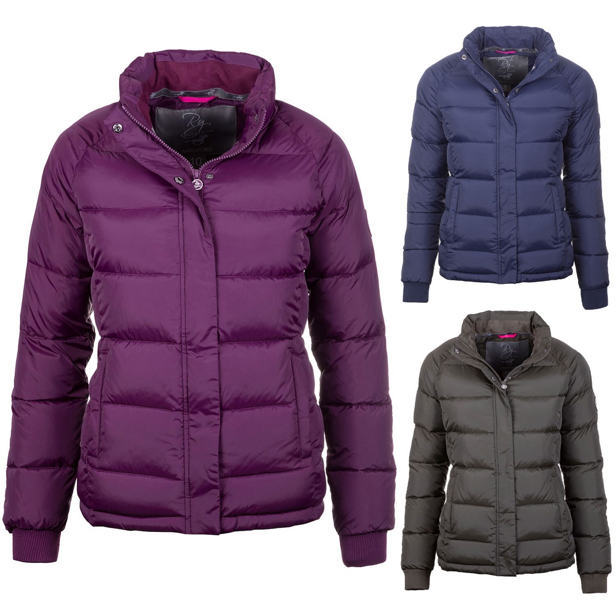 Women's Jacket Quilted Puffer Ladies Short All Seasons Insulated