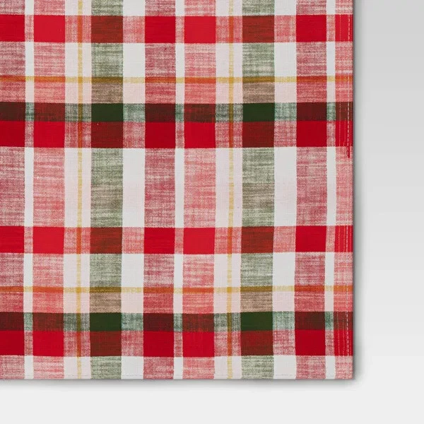 Plaid Tablecloth - Threshold Rectangular 60 X 84 inch - Image 3 of 3