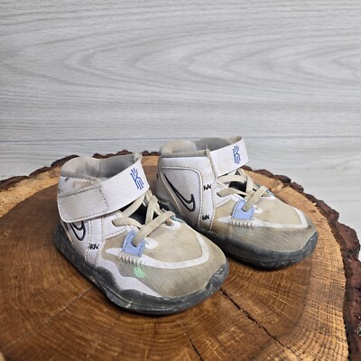 Nike Kyrie Infinity Toddler White/Iron Grey-Light Marine DD0333 102 Size 7C