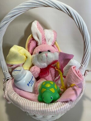 baby girl gift basket pink baby girl gift baby set basket welcome gift  shower