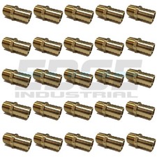  25 Pack 3/4 HOSE BARB X 1/2 MALE NPT Brass Pipe Fitting NPT Gas Fuel Water Air