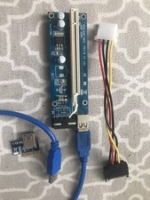 GPU Mining Riser VER 006c PCI-E Express 1 to 16x Extender Riser Card Adapter