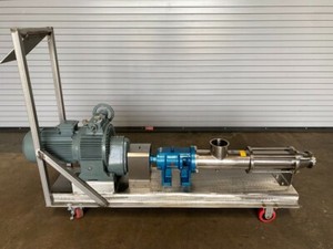 2019 L&B 316L Stainless Single Screw Progressive Cavity Pump #1, 10 HP