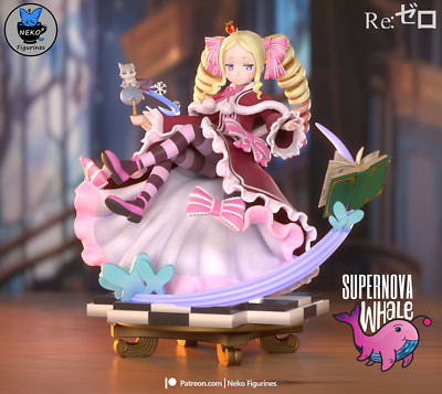 Beatrice ReZero - Fully Painted Option - 14k Abs like Resin