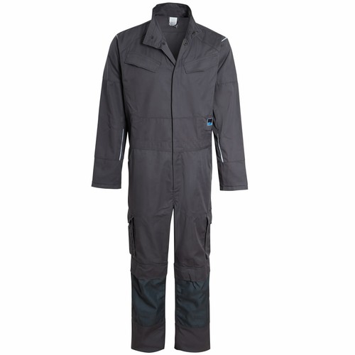Orcon Boilersuit Coverall Cargo & Knee Pad Pockets Heavy Weight Polycotton Grey - Picture 6 of 9