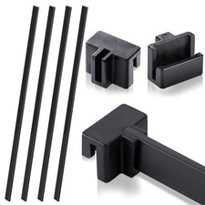 8 Pieces Hanging File Rail Clip File Divider Rail Clips 4 Pieces File Cabinet...
