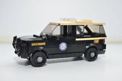 State Trooper Florida Highway Patrol FHP Model compatible with LEGO® Bricks 