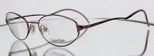 VINTAGE CALVIN KLEIN Eyeglasses 414 551 BROWN 49-18-135 Metal Italy RETRO 1990's