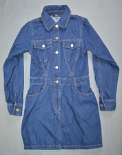 LuLu's Women’s Denim Dress With Pockets Long Sleeve Size Small S