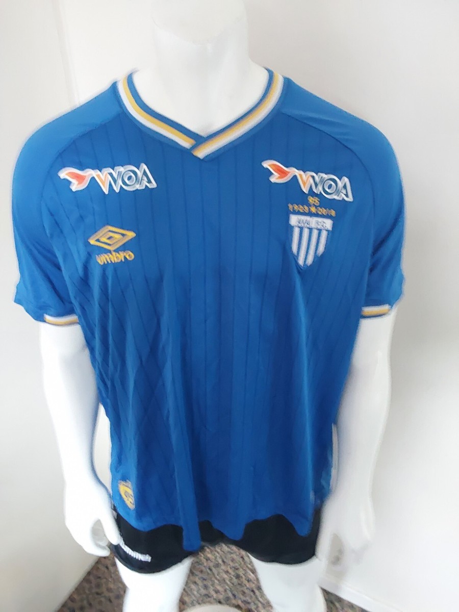 Maillot Umbro Avai FC Domicile 2018 - Bleu/Jaune - Brésil - Taille 2XL Homme - Rare