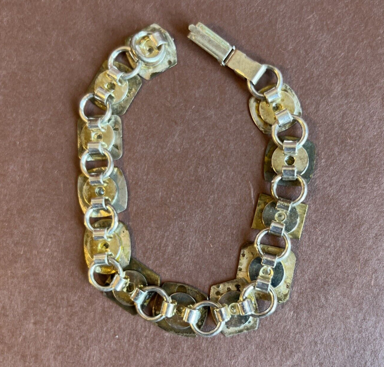 Unique Statement Vintage Multi Watch Face Bracele… - image 13