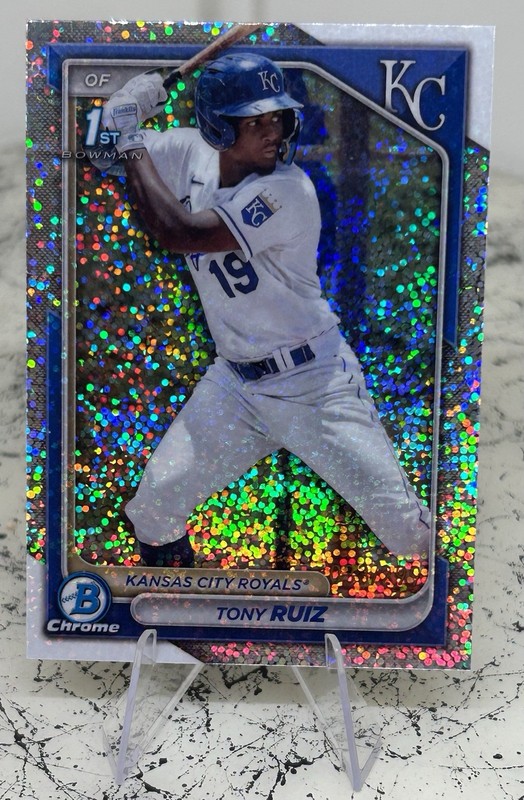2024 Bowman Chrome 1st Prospects Tony Ruiz Silver Speckle Refractor 033/299